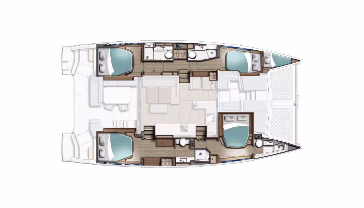 Moorings 4600 cabin layout